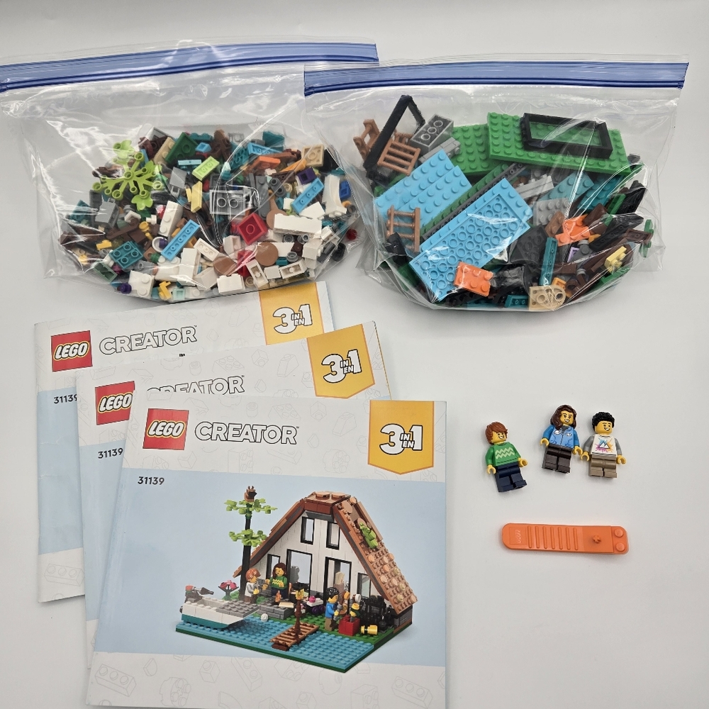 Lego Creator Mixed Lot With Minifigures